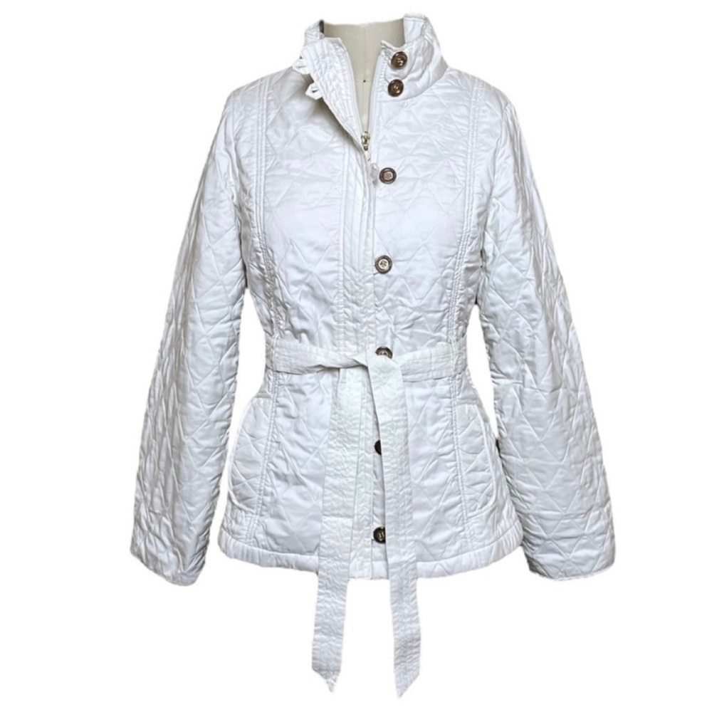 Lilly Pulitzer Kent Quilted Jacket White 10